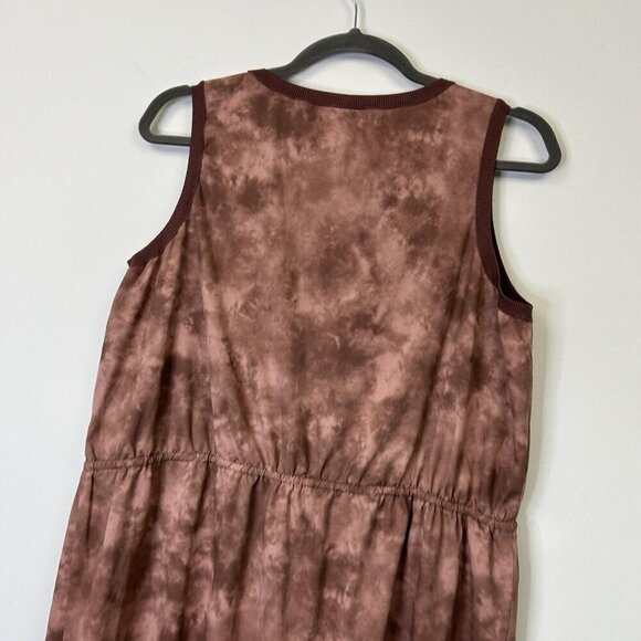 Athleta Rincon Drawstring Dress Womens Size 2X Rose Sleeveless Travel - Picture 10 of 10